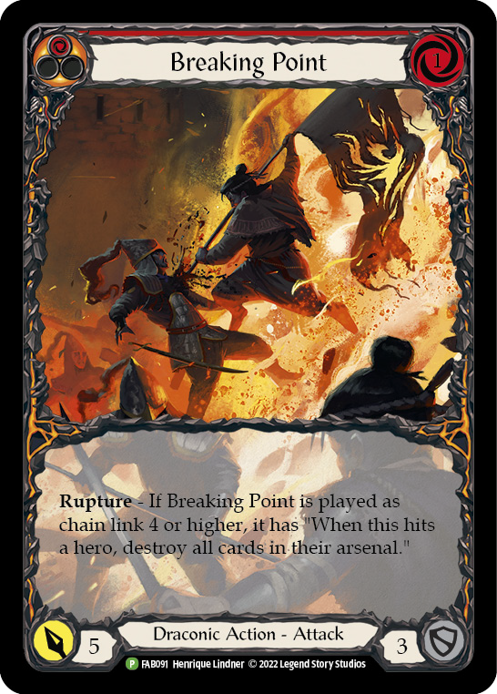 Breaking Point (Extended Art) [FAB091] (Promo)  Rainbow Foil | Magic Magpie