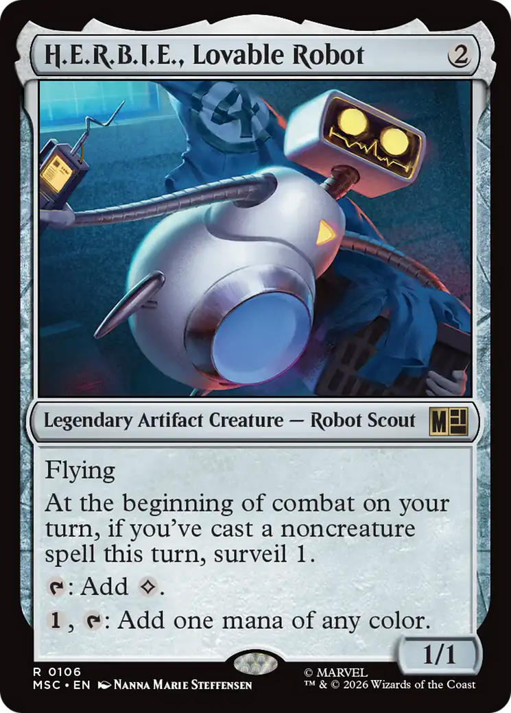 H.E.R.B.I.E., Lovable Robot [Marvel Super Heroes Commander] | Magic Magpie