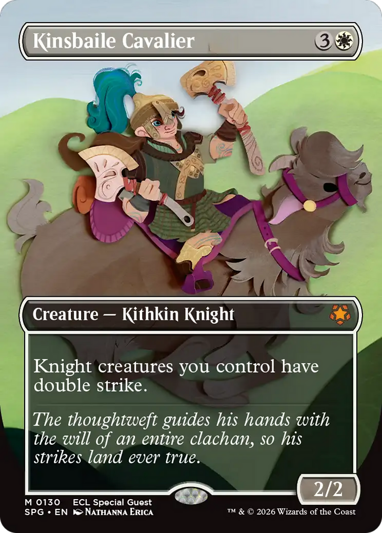 Kinsbaile Cavalier (Borderless) [Lorwyn Eclipsed Special Guests] | Magic Magpie