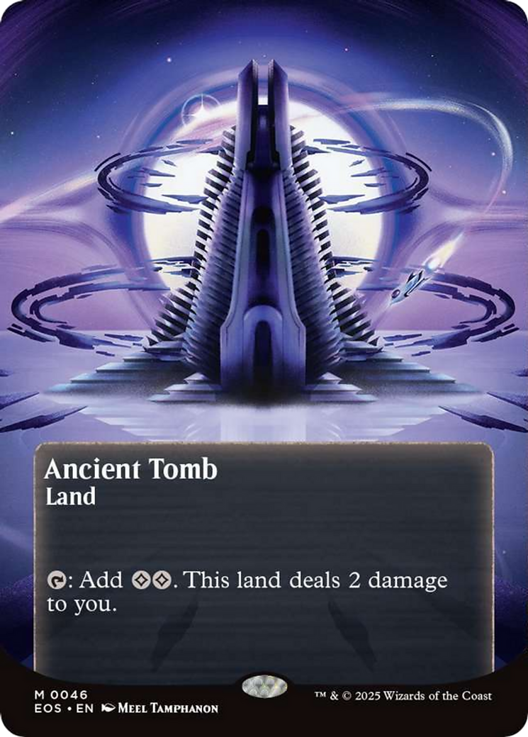 Ancient Tomb (0046) (Borderless) [Edge of Eternities: Stellar Sights] | Magic Magpie