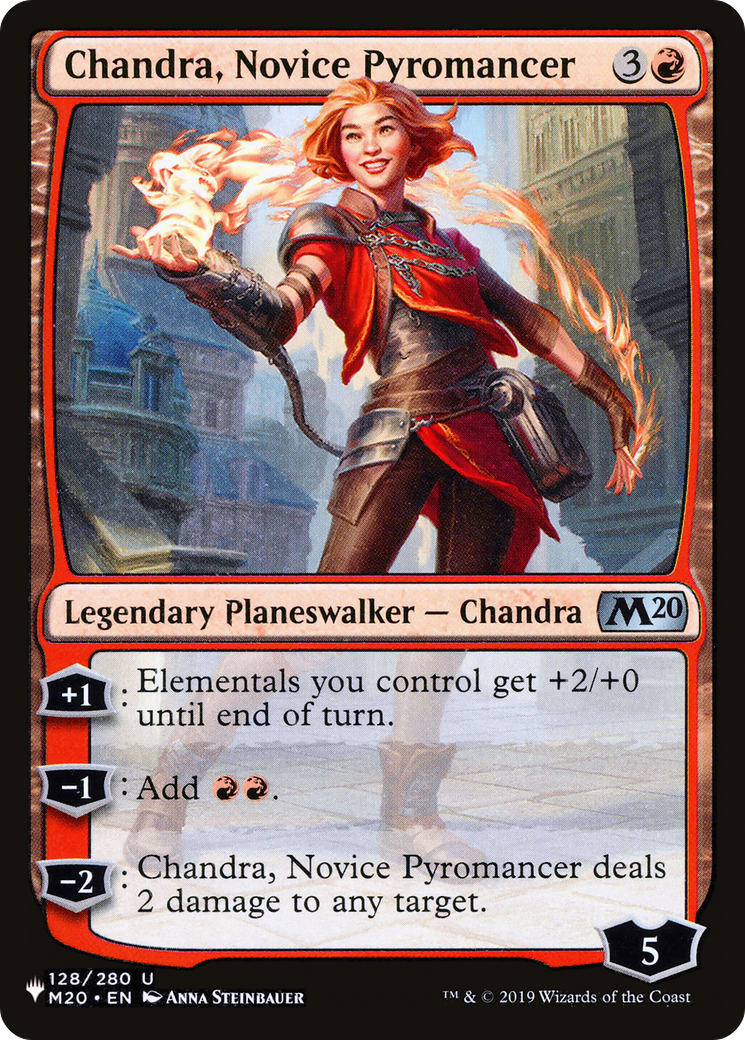 Chandra, Novice Pyromancer [The List Reprints] | Magic Magpie