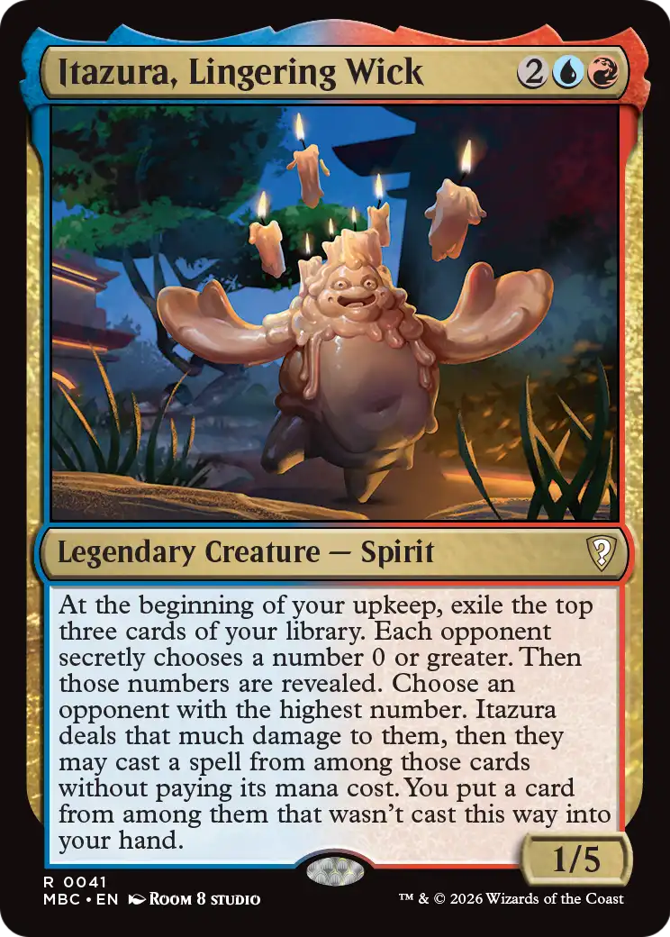 Itazura, Lingering Wick [Mystery Booster: Commander Edition] | Magic Magpie