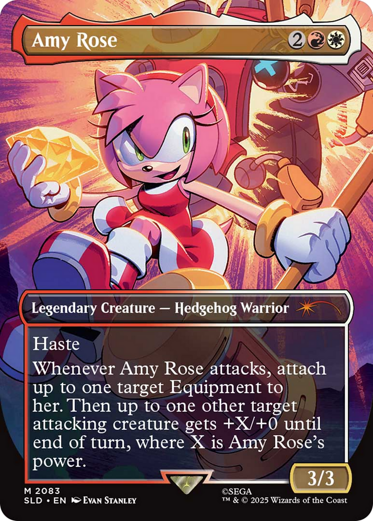 Amy Rose (Rainbow Foil) [Secret Lair Drop Series] | Magic Magpie