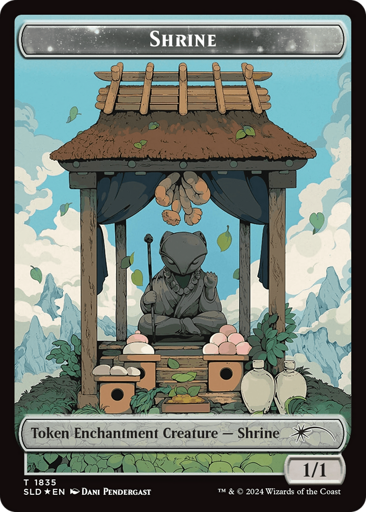 Shrine Token (Rainbow Foil) [Secret Lair: From Cute to Brute Tokens] | Magic Magpie