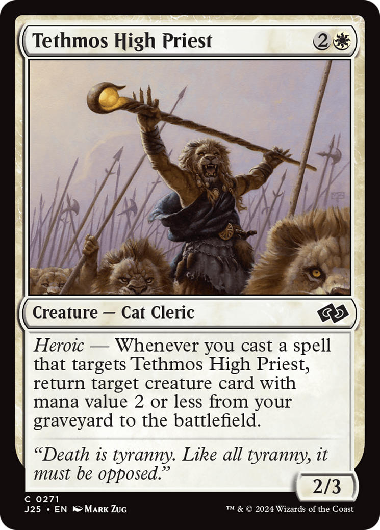 Tethmos High Priest [Foundations Jumpstart] | Magic Magpie