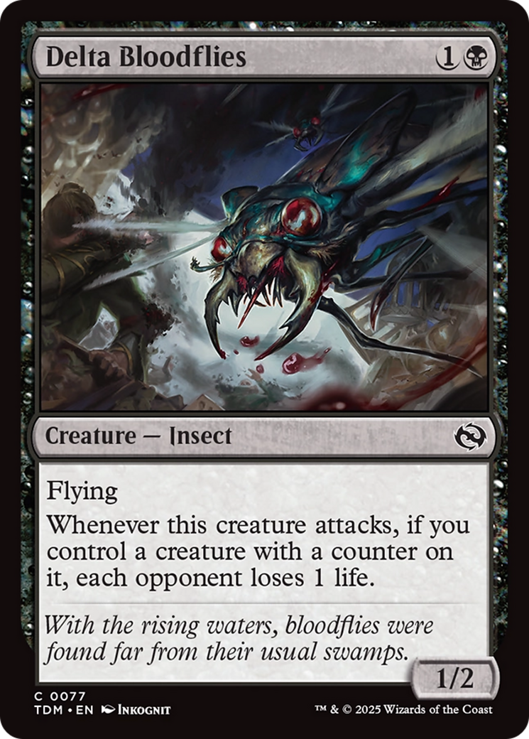 Delta Bloodflies [Tarkir: Dragonstorm] | Magic Magpie