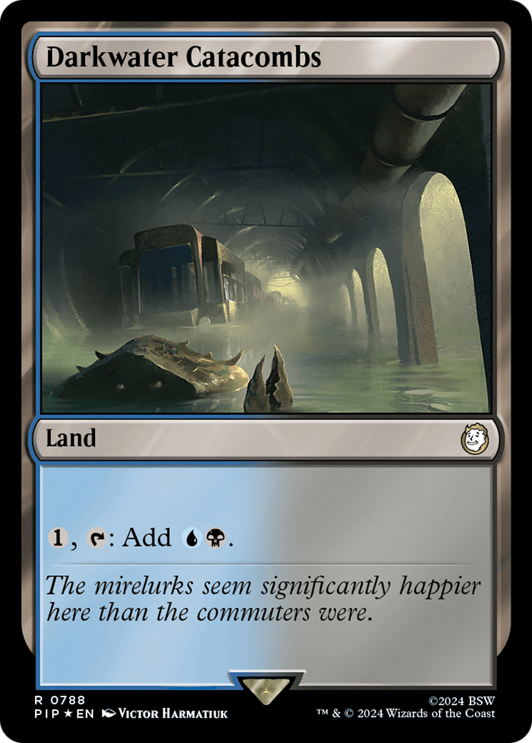 Darkwater Catacombs (Surge Foil) [Fallout] | Magic Magpie