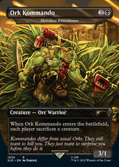 Ork Kommando - Merciless Executioner (Borderless) [Secret Lair Drop Series] | Magic Magpie