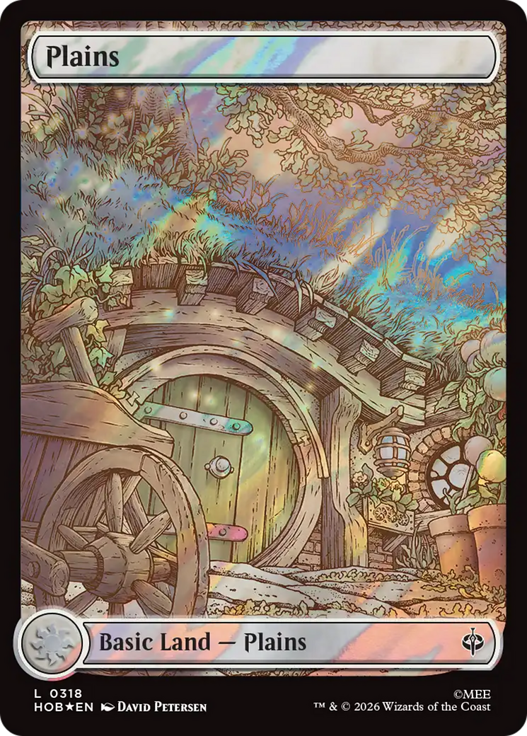 Plains (0318) (Surge Foil) [The Hobbit] | Magic Magpie