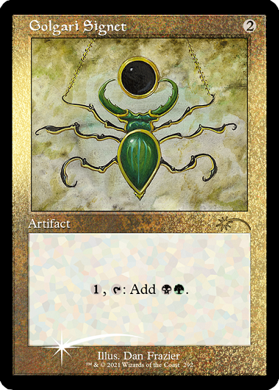 Golgari Signet (Retro) (Foil Etched) [Secret Lair Drop Series] | Magic Magpie