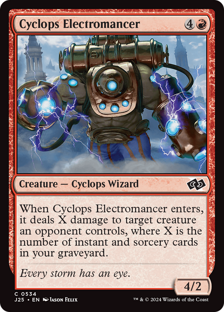 Cyclops Electromancer [Foundations Jumpstart] | Magic Magpie