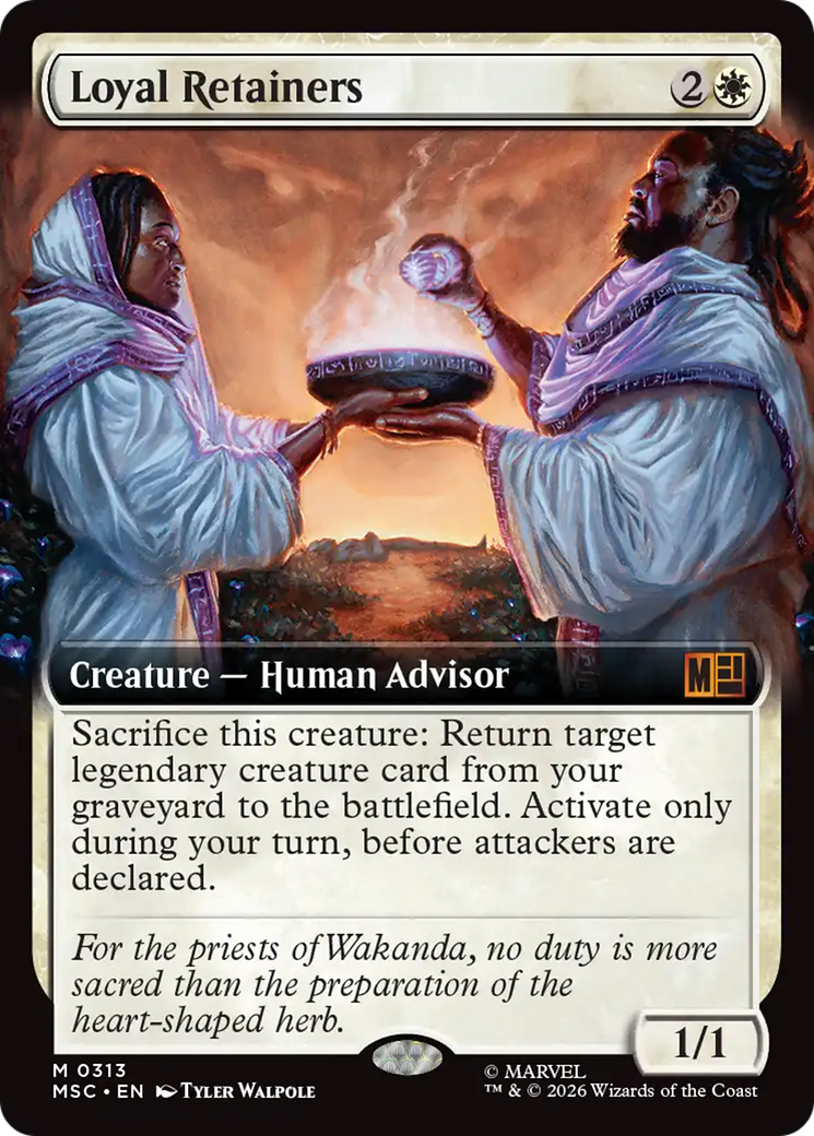 Loyal Retainers (Extended Art) [Marvel Super Heroes Commander] | Magic Magpie