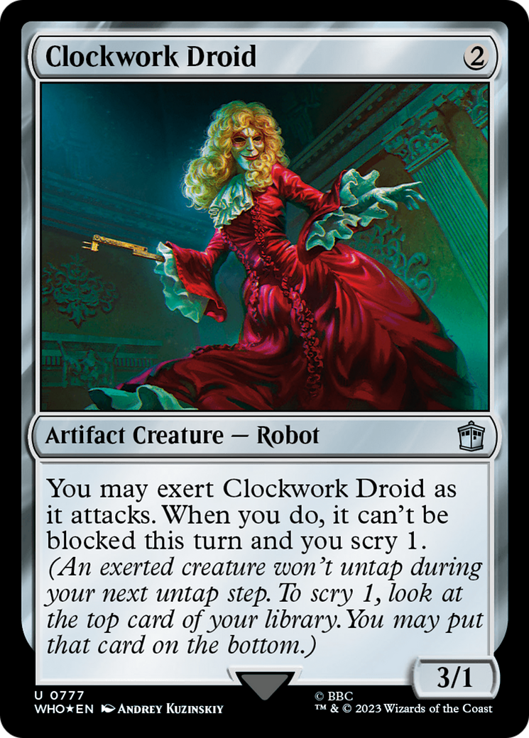 Clockwork Droid (Surge Foil) [Doctor Who] | Magic Magpie