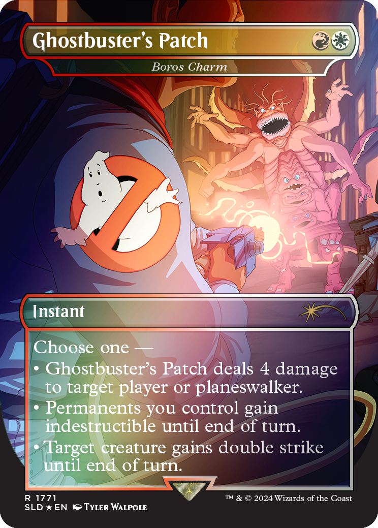 Ghostbuster's Patch - Boros Charm (Rainbow Foil) [Secret Lair Drop Series] | Magic Magpie