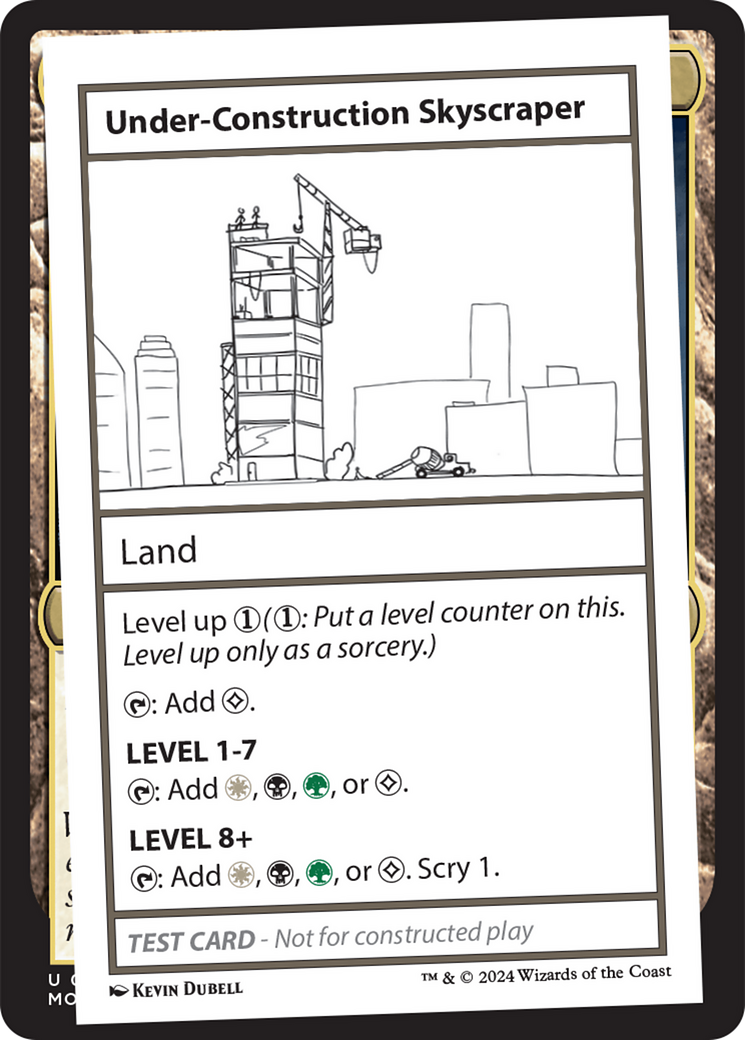 Under-Construction Skyscraper [Mystery Booster 2 Playtest Cards] | Magic Magpie