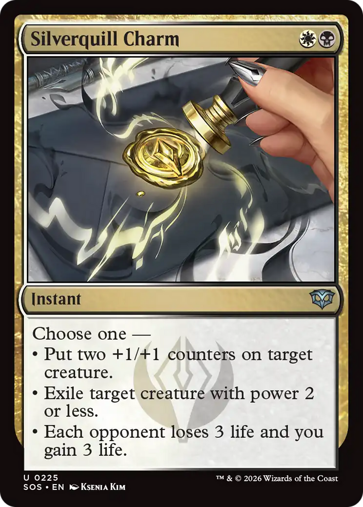 Silverquill Charm [Secrets of Strixhaven] | Magic Magpie