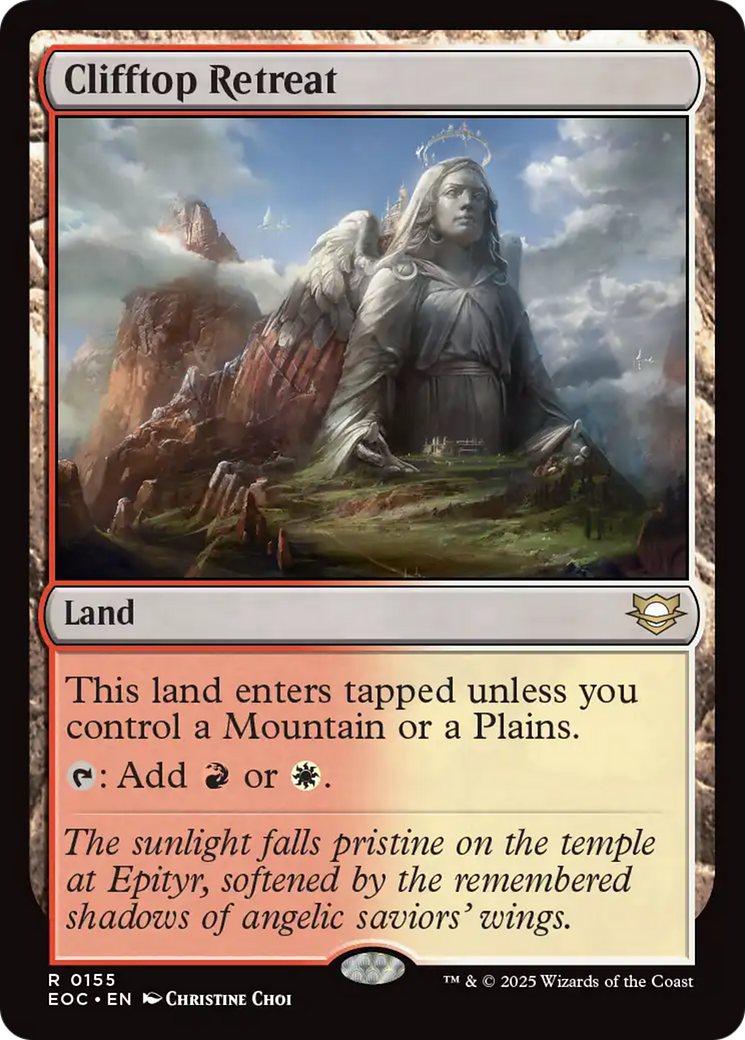 Clifftop Retreat [Edge of Eternities Commander] | Magic Magpie