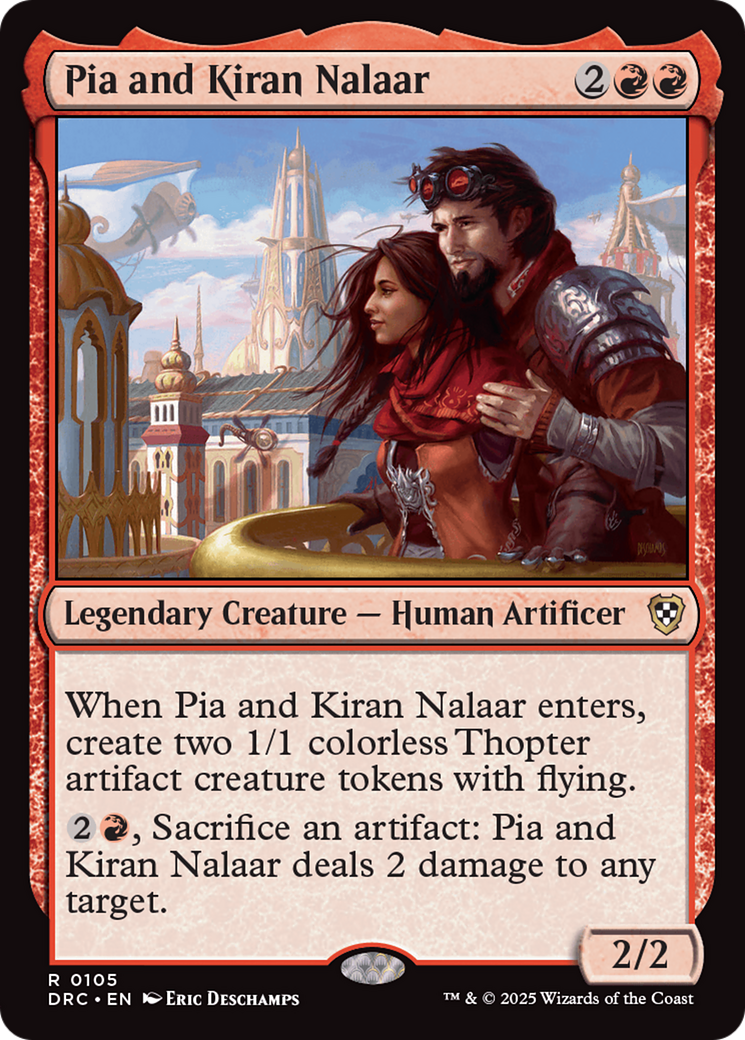 Pia and Kiran Nalaar [Aetherdrift Commander] | Magic Magpie