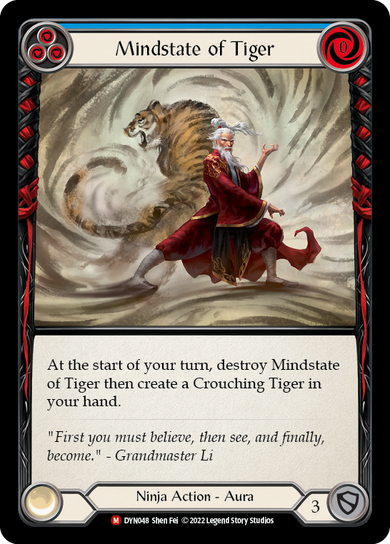 Mindstate of Tiger [DYN048] (Dynasty)  Rainbow Foil | Magic Magpie