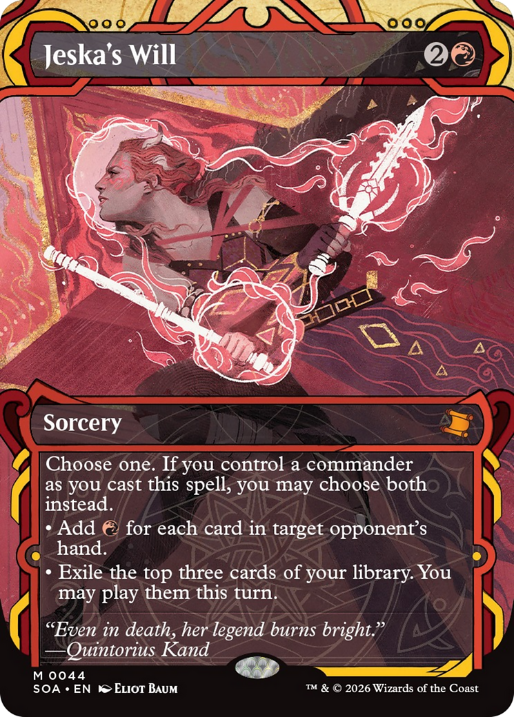 Jeska's Will [Secrets of Strixhaven: Mystical Archive] | Magic Magpie