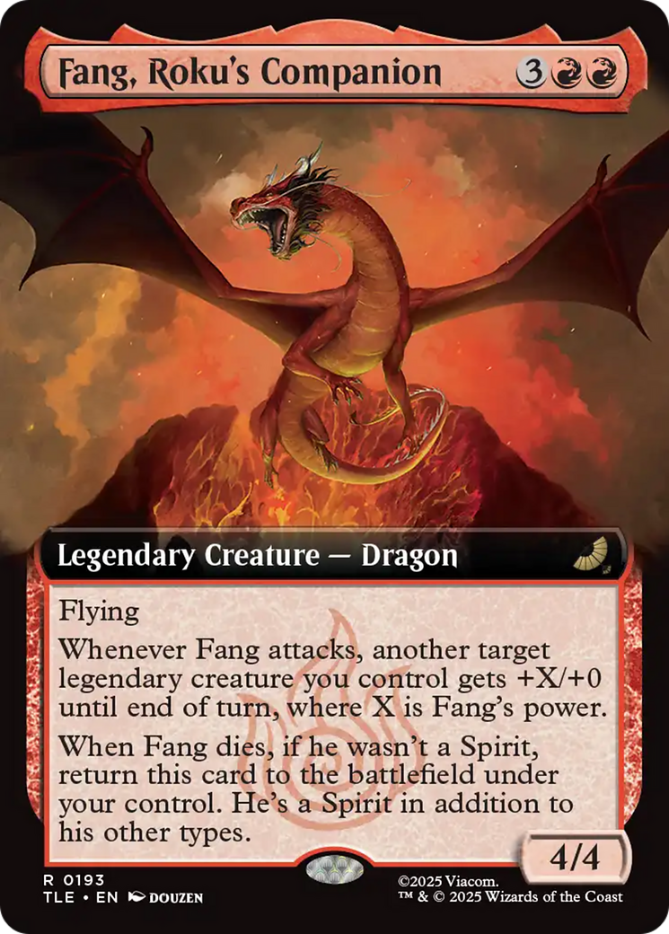 Fang, Roku's Companion (Extended Art) [Avatar: The Last Airbender: Eternal-Legal] | Magic Magpie