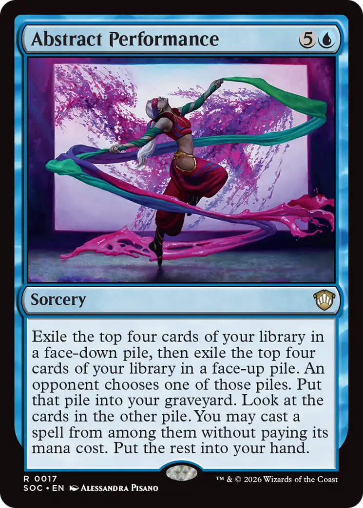 Abstract Performance [Secrets of Strixhaven Commander] | Magic Magpie