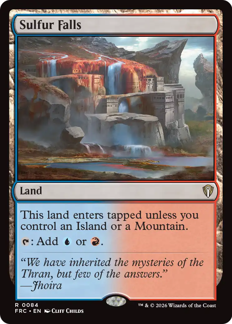 Sulfur Falls [Reality Fracture Commander] | Magic Magpie