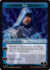 Illusion // Jace Double-Sided Token [Reality Fracture Tokens] | Magic Magpie