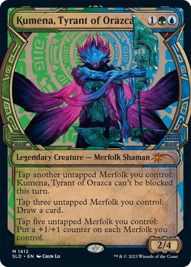 Kumena, Tyrant of Orazca (Rainbow Foil) [Secret Lair Drop Series] | Magic Magpie