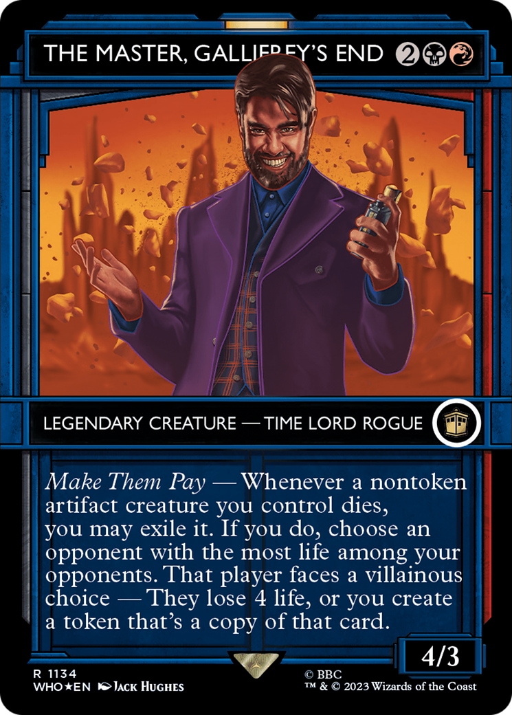 The Master, Gallifrey's End (Showcase) (Surge Foil) [Doctor Who] | Magic Magpie