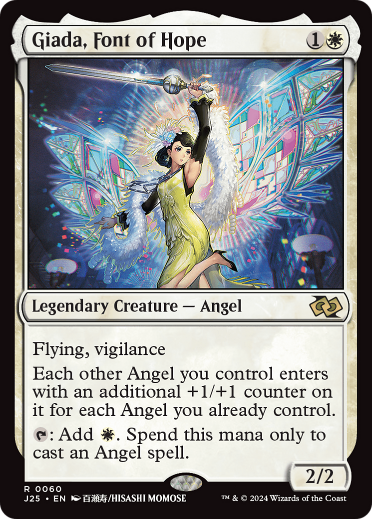 mtg foundations angel cards Magic: The Gathering - Commander Deck Calling All Angels Hope arrives in full force with Giada and her ability to strengthen any Angels you cast Giada, Font of Hope (Anime)