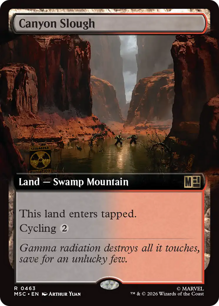 Canyon Slough (Extended Art) [Marvel Super Heroes Commander] | Magic Magpie