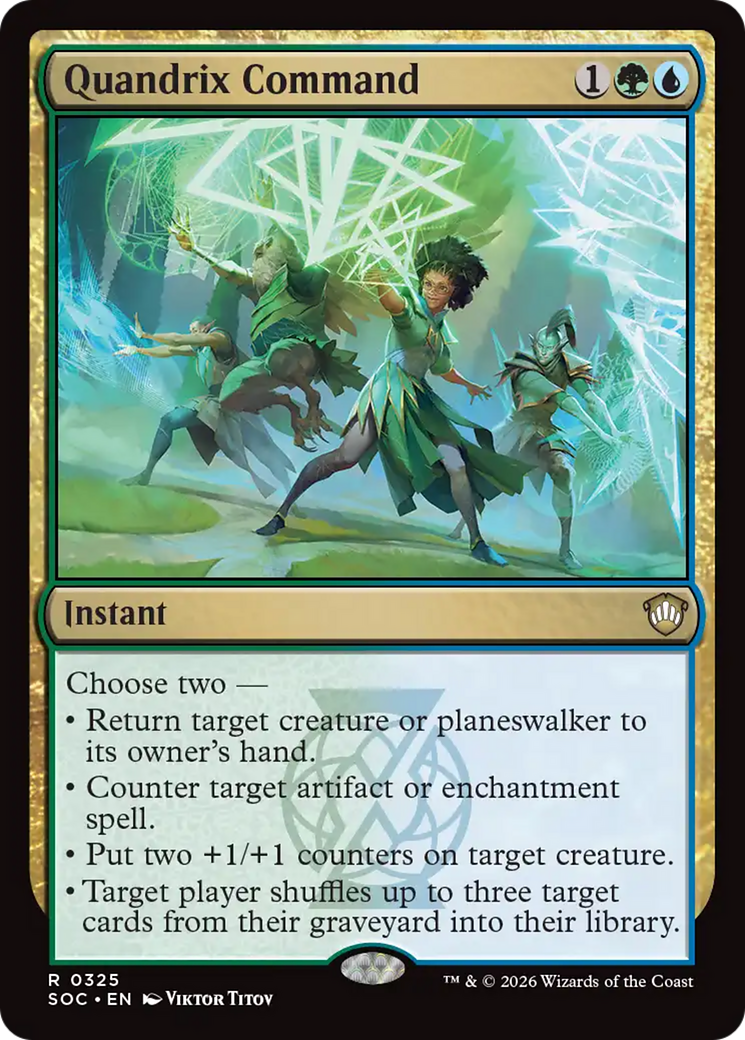 Quandrix Command [Secrets of Strixhaven Commander] | Magic Magpie