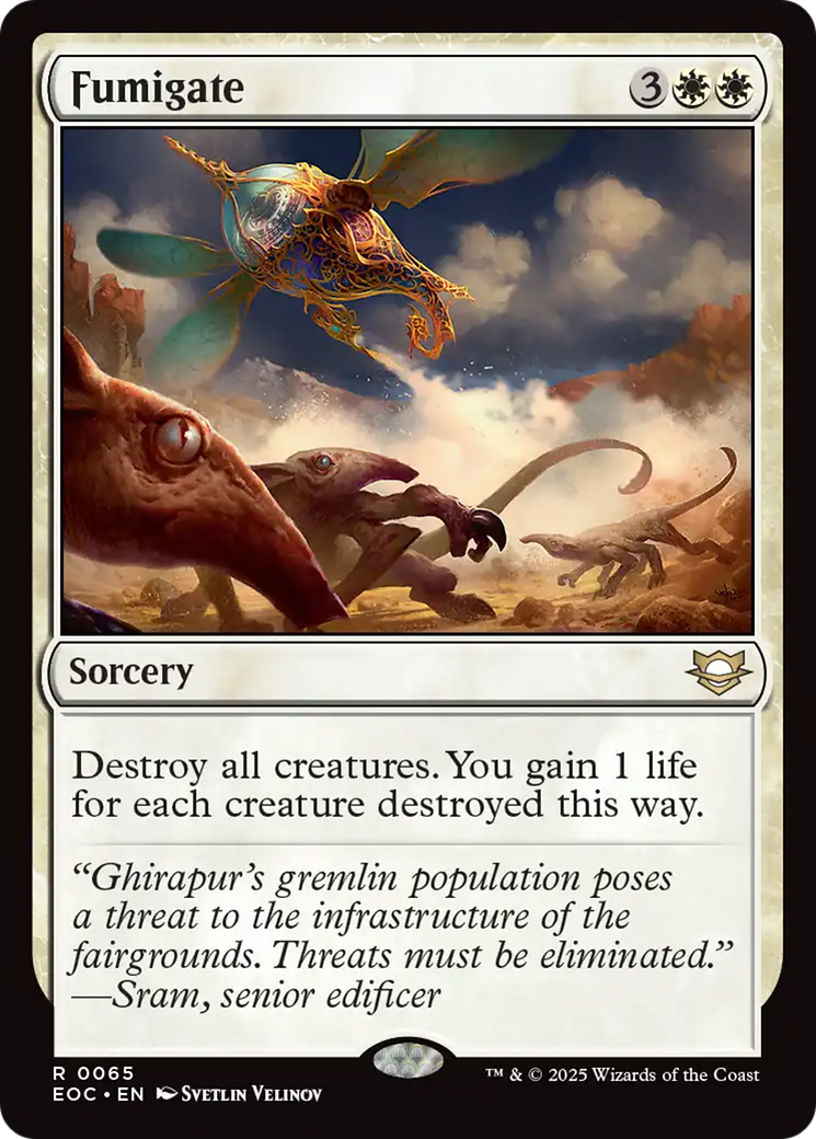 Fumigate [Edge of Eternities Commander] | Magic Magpie