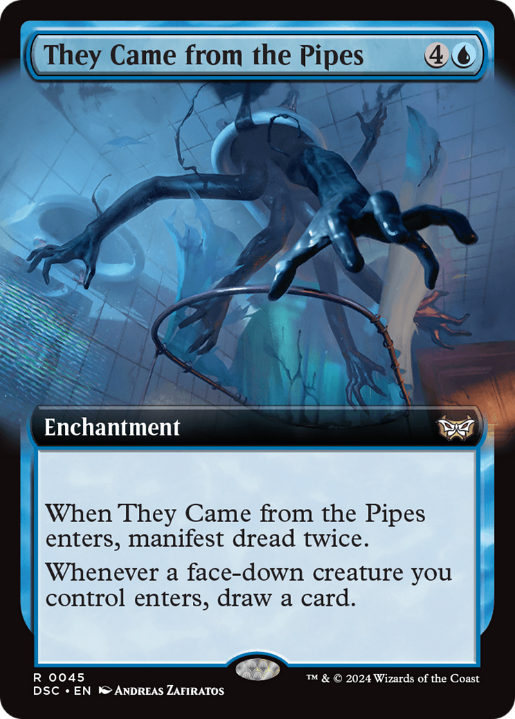 They Came from the Pipes (Extended Art) [Duskmourn: House of Horror Commander] | Magic Magpie