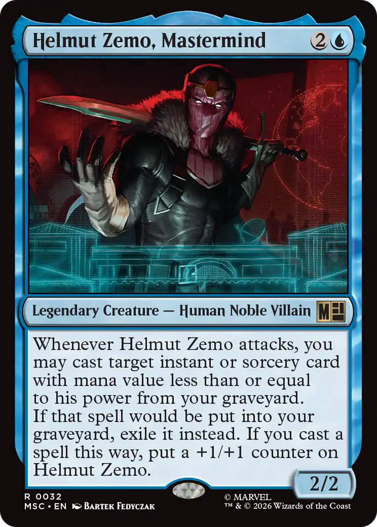 Helmut Zemo, Mastermind [Marvel Super Heroes Commander] | Magic Magpie