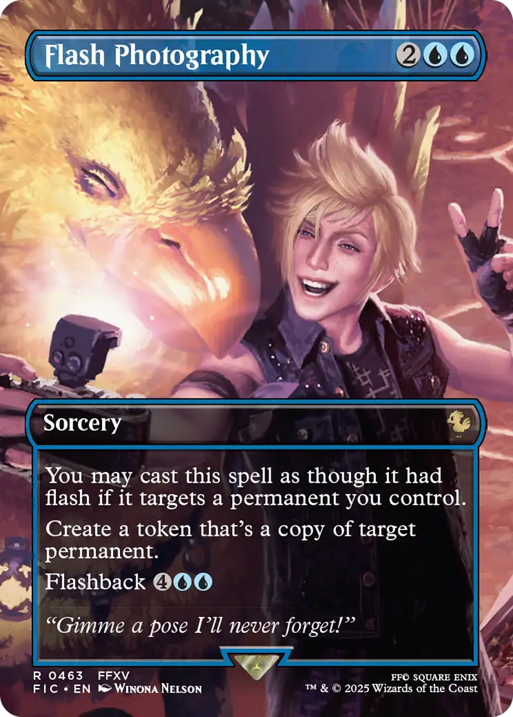Flash Photography (Borderless) [FINAL FANTASY Commander] | Magic Magpie