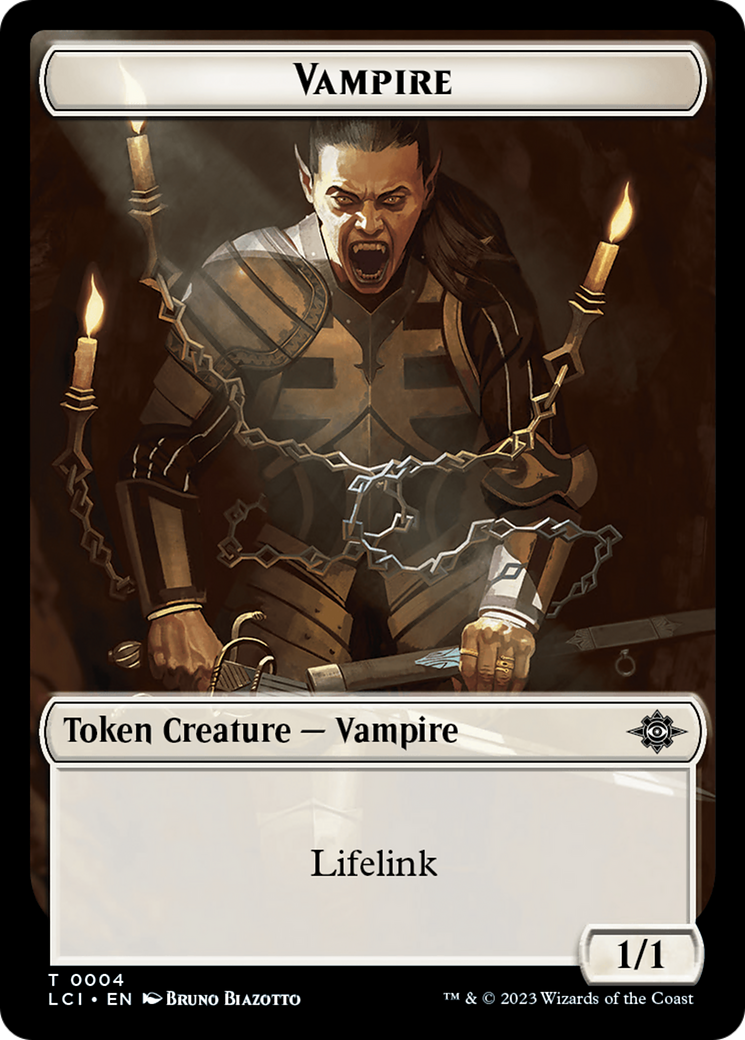 Vampire // Bat Double-Sided Token [The Lost Caverns of Ixalan Tokens] | Magic Magpie