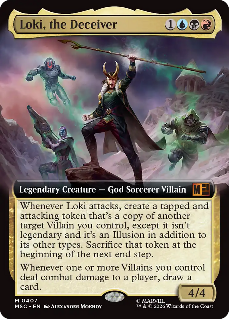 Loki, the Deceiver (Extended Art) [Marvel Super Heroes Commander] | Magic Magpie