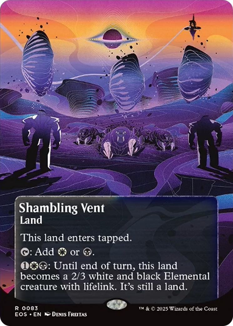 Shambling Vent (0083) (Borderless) [Edge of Eternities: Stellar Sights] | Magic Magpie