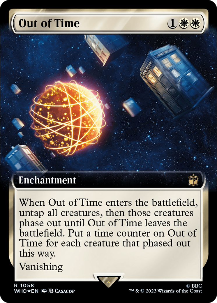 Out of Time (Extended Art) (Surge Foil) [Doctor Who] | Magic Magpie