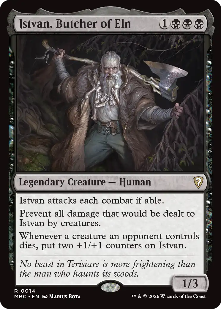 Istvan, Butcher of Eln [Mystery Booster: Commander Edition] | Magic Magpie