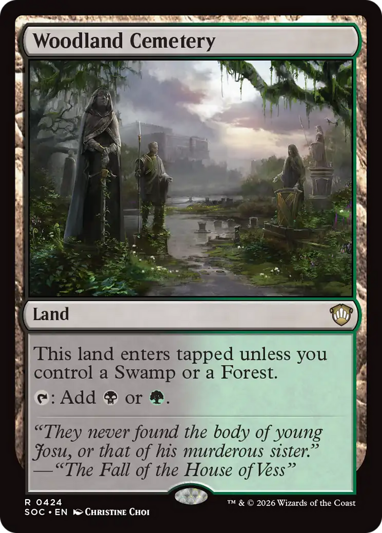 Woodland Cemetery [Secrets of Strixhaven Commander] | Magic Magpie