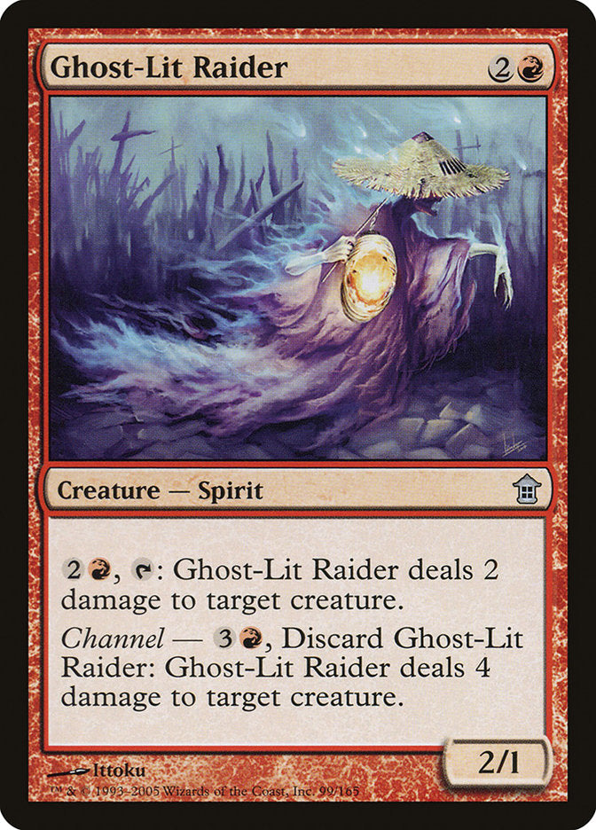 Ghost-Lit Raider [Saviors of Kamigawa] | Magic Magpie