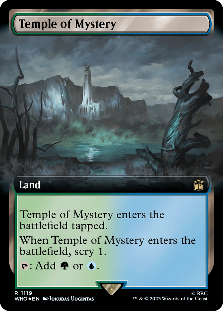 Temple of Mystery (Extended Art) (Surge Foil) [Doctor Who] | Magic Magpie