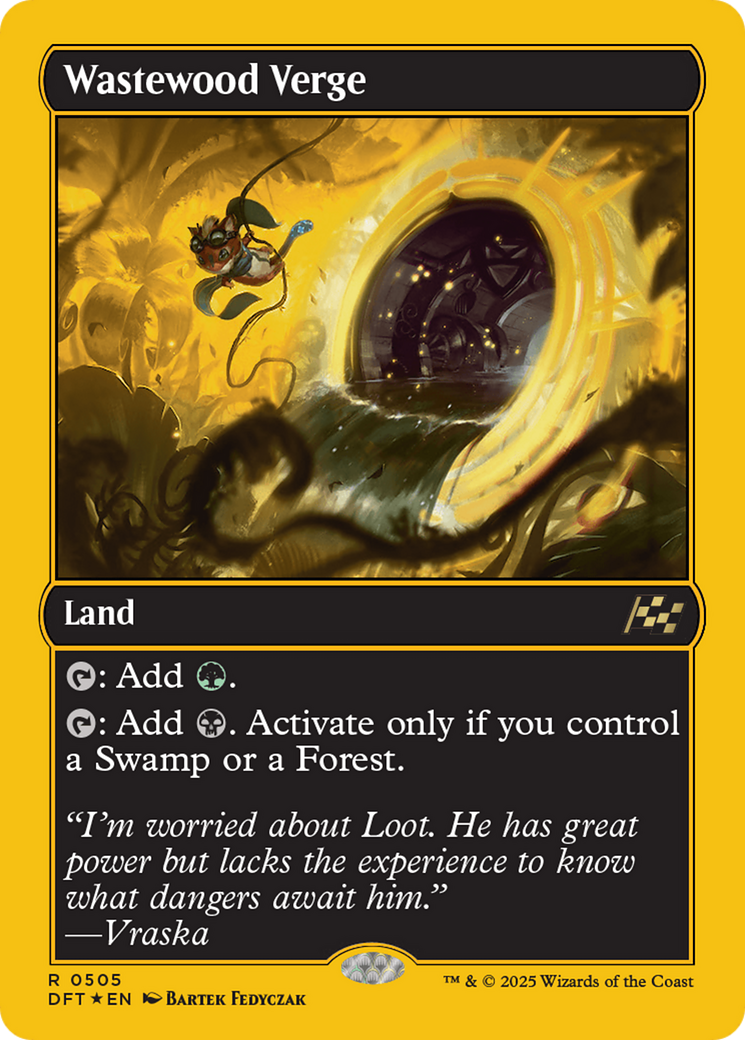Wastewood Verge (First-Place Foil) [Aetherdrift] | Magic Magpie