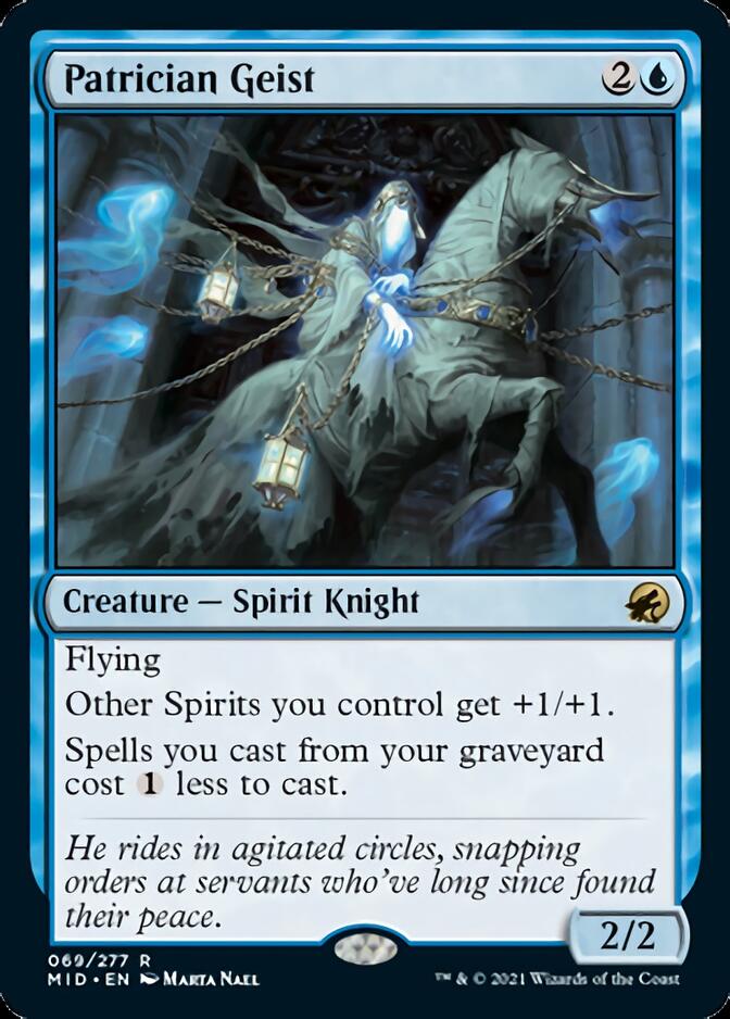 Patrician Geist [Innistrad: Midnight Hunt] | Magic Magpie