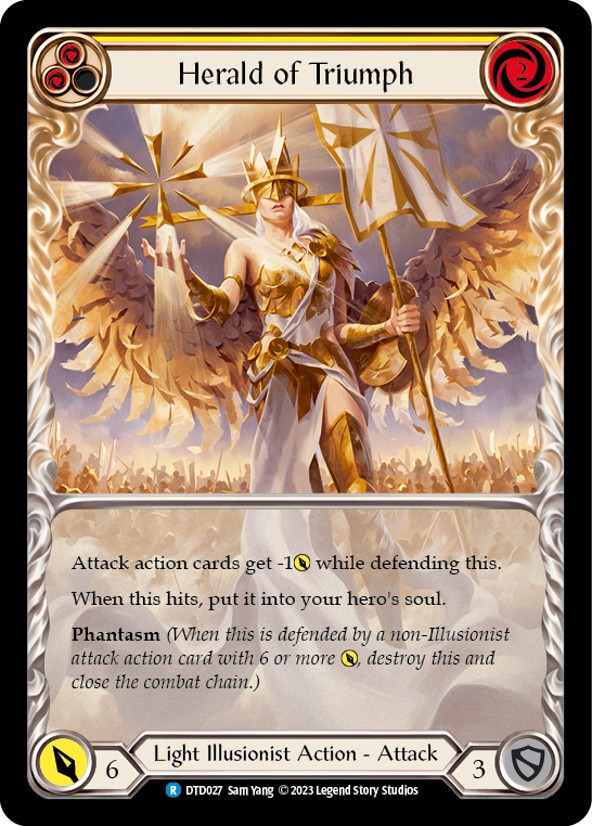 Herald of Triumph (Yellow) [DTD027] (Dusk Till Dawn) | Magic Magpie