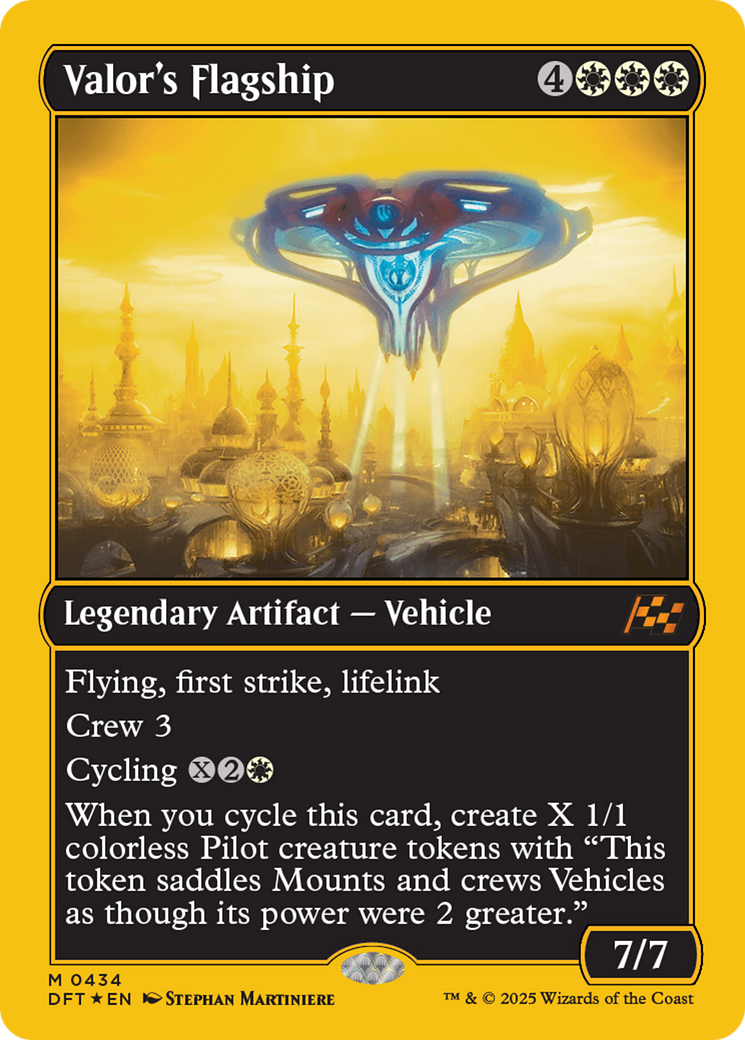 Valor's Flagship (First-Place Foil) [Aetherdrift] | Magic Magpie