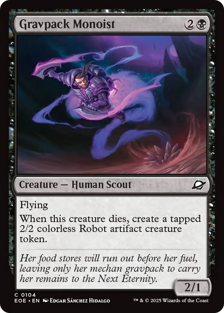 Gravpack Monoist [Edge of Eternities] | Magic Magpie